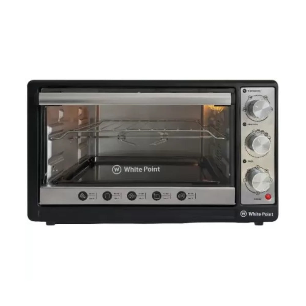 White Point Oven 48 Liters 2000 Watt Black x Silver WPEO48GBKA. White Point Oven 48 Liters 2000 Watt Black x Silver WPEO48GBKA.